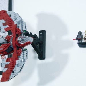 Lego 75362 Ahsoka Tano's T-6 T6 Jedi Shuttle fali tartó konzol - Meska.hu