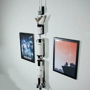 Lego 92176 21309 Saturn V rocket fali tartó konzol - otthon & életmód - tárolás & rendszerezés - fali tároló - Meska.hu