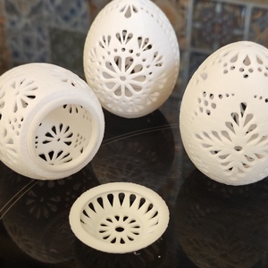 Húsvéti tojásdísz, ajándék tojás lecsavarható alsó résszel, Ünnepi díszek, dekorációk, Húsvéti díszek és dekorációk, Húsvéti tojás, hímestojás, Mindenmás, MESKA