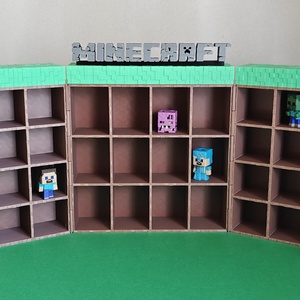Kinder Joy Minecraft figura tartó állvány - otthon & életmód - tárolás & rendszerezés - doboz - Meska.hu