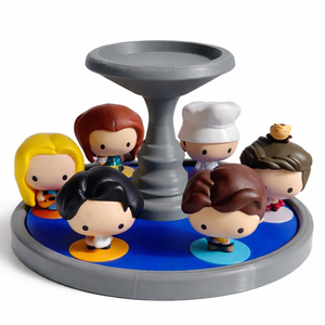 McDonald's Friends, jóbarátok figura tartó állvány , Esküvő, Dekoráció, Asztaldísz, Mindenmás, Szökőkutat mintázó állvány a gyűjthető McDonalds jóbarátok figurához. 
A tetejére tehető akármilyen..., MESKA