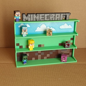EGYEDI neves Minecraft Kinder Joy figura tartó állvány - otthon & életmód - tárolás & rendszerezés - íróasztali tároló - Meska.hu