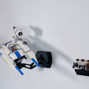 Lego Star Wars 75399 U-Wing Star fighter fali tartó konzol - otthon & életmód - tárolás & rendszerezés - fali tároló - Meska.hu