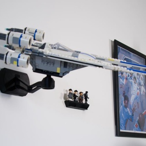Lego Star Wars 75399 U-Wing Star fighter fali tartó konzol - otthon & életmód - tárolás & rendszerezés - fali tároló - Meska.hu