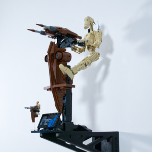 Lego Star Wars 75428 Battle Droid with STAP fali tartó konzol - Meska.hu