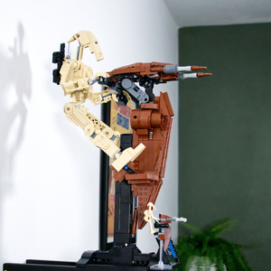 Lego Star Wars 75428 Battle Droid with STAP fali tartó konzol - otthon & életmód - tárolás & rendszerezés - fali tároló - Meska.hu