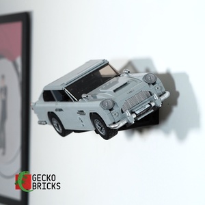 Lego 10262 Aston Martin fali tartó konzol [GeckoBricks], Otthon & Életmód, Tárolás & Rendszerezés, Fali tároló, Mindenmás, MESKA