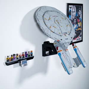 Lego 10356 USS Enterprise fali tartó konzol [GeckoBricks] - otthon & életmód - tárolás & rendszerezés - fali tároló - Meska.hu