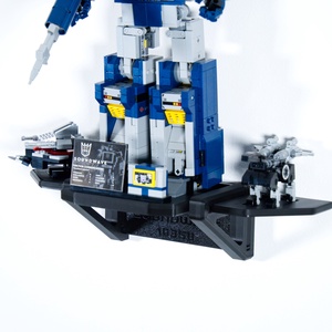 Lego 10358 Soundwave Transformers fali tartó konzol [GeckoBricks] - otthon & életmód - tárolás & rendszerezés - fali tároló - Meska.hu