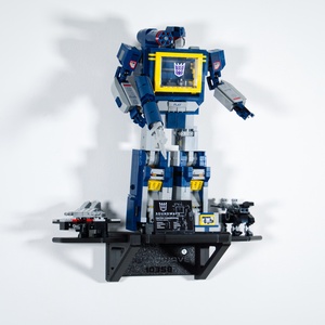 Lego 10358 Soundwave Transformers fali tartó konzol [GeckoBricks] - otthon & életmód - tárolás & rendszerezés - fali tároló - Meska.hu