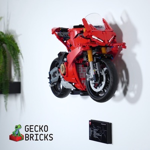 Lego 42202 Technic Ducati Panigale V4 S fali tartó konzol [GeckoBricks] - otthon & életmód - tárolás & rendszerezés - fali tároló - Meska.hu