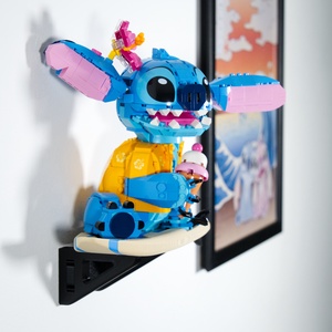Lego 43249 Stitch fali tartó konzol [GeckoBricks] - otthon & életmód - tárolás & rendszerezés - fali tároló - Meska.hu