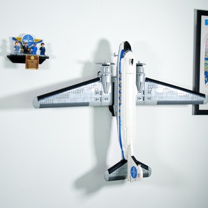 Lego 11378 PanAm DC-3 fali tartó konzol [GeckoBricks] - otthon & életmód - tárolás & rendszerezés - fali tároló - Meska.hu