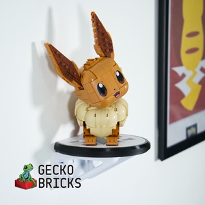 Lego Pokemon 72151 Eevee  fali tartó konzol [GeckoBricks] - otthon & életmód - tárolás & rendszerezés - fali tároló - Meska.hu