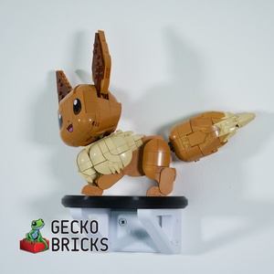 Lego Pokemon 72151 Eevee  fali tartó konzol [GeckoBricks] - Meska.hu
