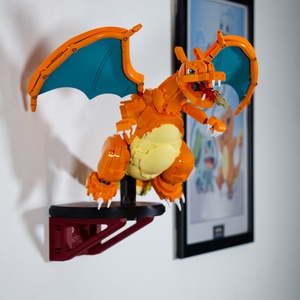 Lego Pokemon 72153 Charizard fali tartó konzol [GeckoBricks] - otthon & életmód - tárolás & rendszerezés - fali tároló - Meska.hu