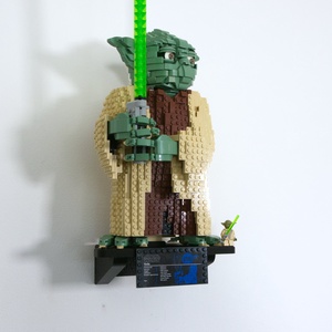 Lego 75255 Yoda fali tartó konzol [GeckoBricks] - otthon & életmód - tárolás & rendszerezés - fali tároló - Meska.hu