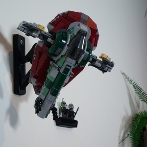Lego 75312 Boba Fett's Starship Firespray fali tartó konzol [GeckoBricks] - otthon & életmód - tárolás & rendszerezés - fali tároló - Meska.hu
