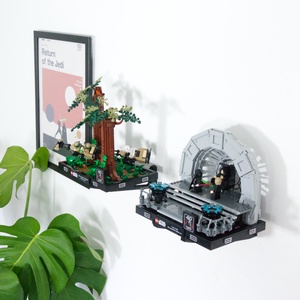 Lego 75329 75339 75330 75353 75352 76956 Diorama fali tartó konzol [GeckoBricks] - otthon & életmód - tárolás & rendszerezés - fali tároló - Meska.hu