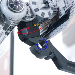 Lego 75347 Imperial TIE Bomber fali tartó konzol [GeckoBricks] - otthon & életmód - tárolás & rendszerezés - fali tároló - Meska.hu