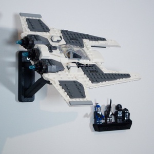 Lego 75348 Tie Interceptor and Fang Fighter fali tartó konzol [GeckoBricks] - otthon & életmód - tárolás & rendszerezés - fali tároló - Meska.hu