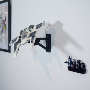 Lego 75348 Tie Interceptor and Fang Fighter fali tartó konzol [GeckoBricks] - otthon & életmód - tárolás & rendszerezés - fali tároló - Meska.hu