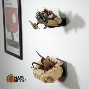 Lego 75396 Sarlac Pit fali tartó konzol [GeckoBricks] - otthon & életmód - tárolás & rendszerezés - fali tároló - Meska.hu