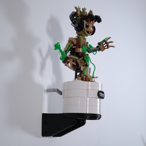 Lego 76297 Dancing Groot  fali tartó konzol [GeckoBricks] - otthon & életmód - tárolás & rendszerezés - fali tároló - Meska.hu