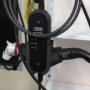 Fali tartó Skoda Audi VW EV elektromos autó töltőhöz Type-2 + 3 fázis - Meska.hu