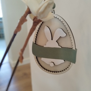 Egyedi névre szóló húsvéti dísz - ünnepi díszek, dekorációk - húsvéti díszek és dekorációk - húsvéti tojásfadíszek - Meska.hu