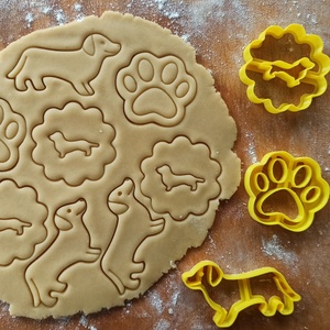 Tacskós sütikiszúró készlet - otthon & életmód - konyhafelszerelés, tálalás - sütés, főzés - sütikiszúró - Meska.hu