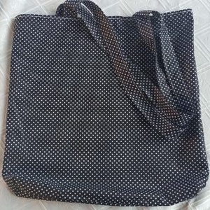 Kutyás-pöttyös kifordítható táska - táska & tok - bevásárlás & shopper táska - shopper, textiltáska, szatyor - Meska.hu