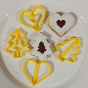 Karácsonyi linzerkészlet(4db) - Meska.hu