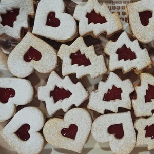 Karácsonyi linzerkészlet(4db) - otthon & életmód - konyhafelszerelés, tálalás - sütés, főzés - sütikiszúró - Meska.hu