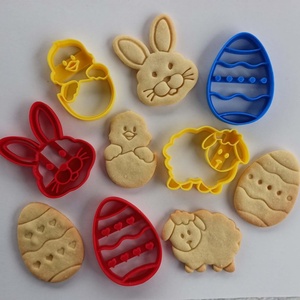 Húsvéti sütikiszúrókészlet (5darabos), Otthon & Életmód, Dekoráció, Halloween, Halloweeni sütikiszúrók, , MESKA