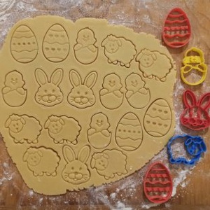 Húsvéti sütikiszúrókészlet (5darabos) - otthon & életmód - dekoráció - halloween - halloweeni sütikiszúrók - Meska.hu