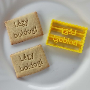 Légy boldog! kekszmintázó, Otthon & Életmód, Konyhafelszerelés, tálalás, Sütés, főzés, Sütikiszúró, , MESKA