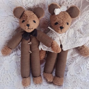 Maci pár - játék & sport - plüssállat & játékfigura - maci - Meska.hu