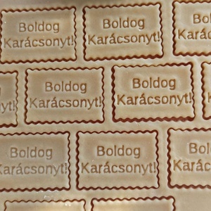Boldog Karácsonyt! Kekszmintázó - otthon & életmód - konyhafelszerelés, tálalás - sütés, főzés - sütikiszúró - Meska.hu