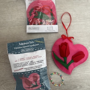 Tulipános Szív- Kézműves Fejlesztő Foglalkoztató - Meska.hu