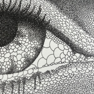 Bubble Eye / tollrajz - giclée nyomag - művészet - grafika & illusztráció - egyéb rajzok - Meska.hu