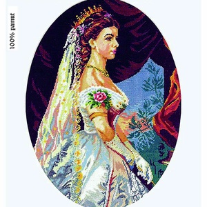 Előfestett gobelin - Sziszi, DIY (Csináld magad), Kellékek & szerszámok, Egységcsomag, Festészet, Festészet, Festészet, MESKA