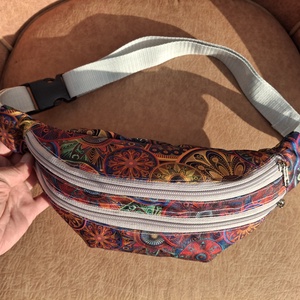 Övtáska plusz zsebbel színes  - táska & tok - övtáska - Meska.hu