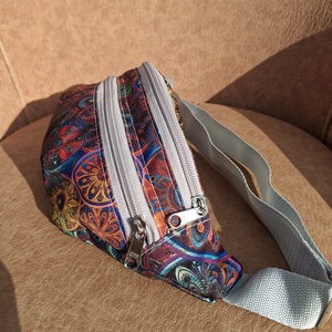 Övtáska plusz zsebbel színes , Táska & Tok, Övtáska, Varrás, MESKA