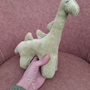 Plüss nagy dínó zöld  - játék & sport - plüssállat & játékfigura - plüss dínók - Meska.hu