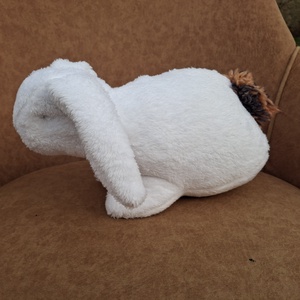 Plüss nagy nyuszi fehér-barna, Játék & Sport, Plüssállat & Játékfigura, Nyuszi, Varrás, Hímzés, MESKA