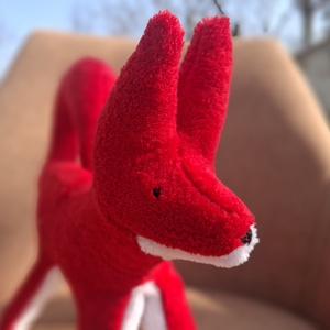 Plüss nagy Róka , Játék & Sport, Plüssállat & Játékfigura, Róka, Varrás, Hímzés, MESKA