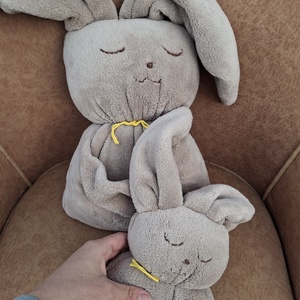 Plüss nagy babás nyuszi - játék & sport - plüssállat & játékfigura - nyuszi - Meska.hu