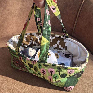 Marokbaba mózeskosárban [1], Játék & Sport, Baba & babaház, Játékbaba, babakellék, Varrás, Hímzés, MESKA