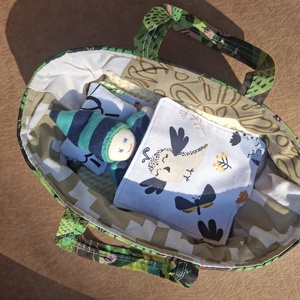 Marokbaba mózeskosárban [2] - játék & sport - baba & babaház - játékbaba, babakellék - Meska.hu